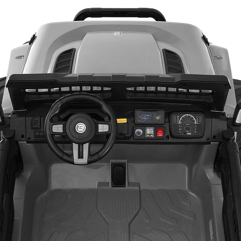 Дитячий електромобіль Джип Bambi Racer M 6380EBLR-11(24V) до 30 кг, сірий