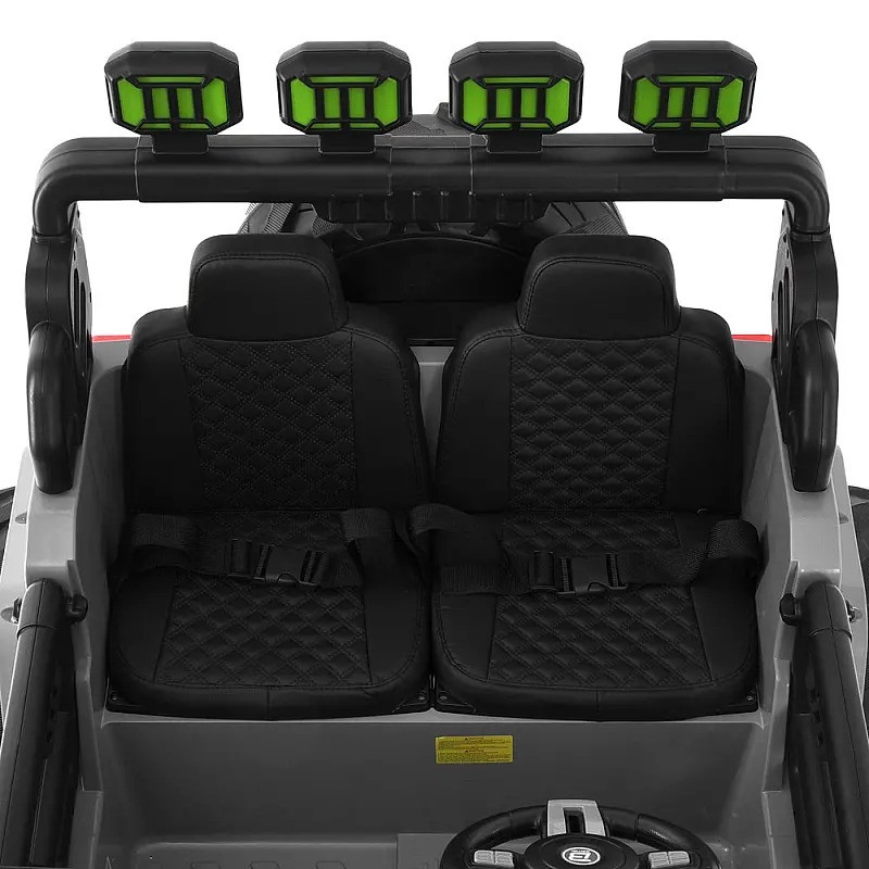 Дитячий електромобіль Джип Bambi Racer M 6380EBLR-11(24V) до 30 кг, сірий