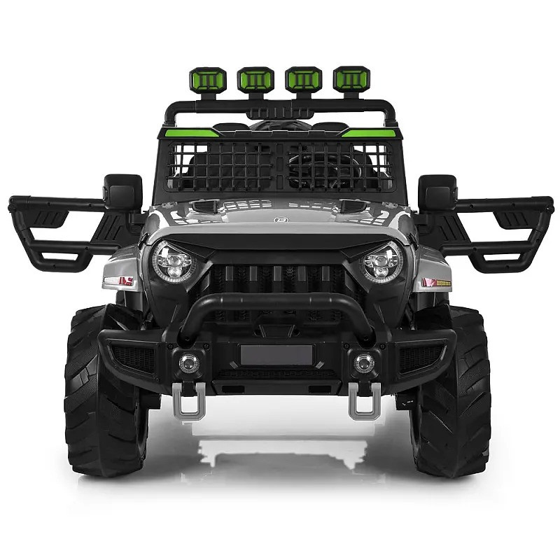 Дитячий електромобіль Джип Bambi Racer M 6380EBLR-11(24V) до 30 кг, сірий
