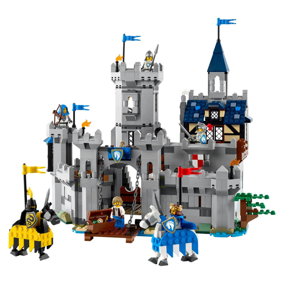 Конструктор Creator Средневековый замок с рыцарем на коне LEGO 31168, 1371 деталь