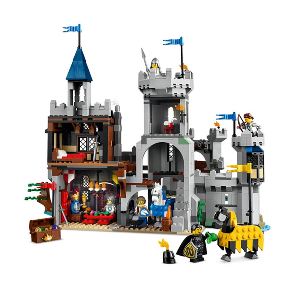 Конструктор Creator Средневековый замок с рыцарем на коне LEGO 31168, 1371 деталь