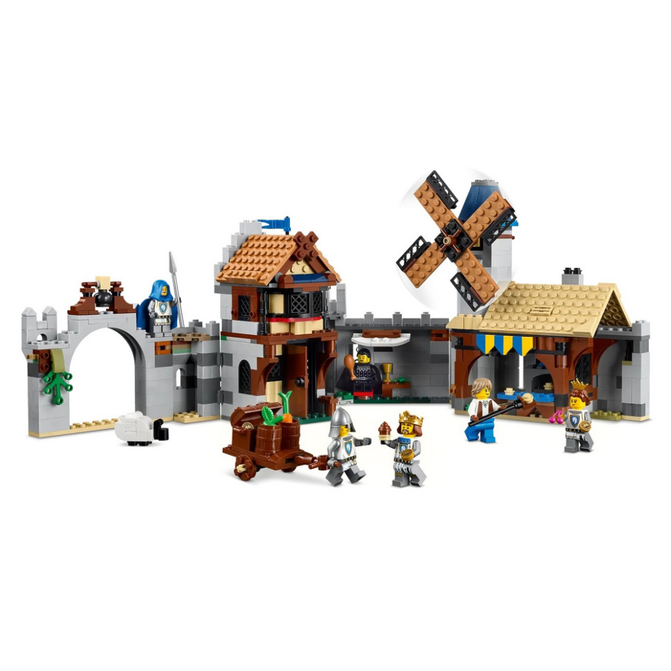 Конструктор Creator Средневековый замок с рыцарем на коне LEGO 31168, 1371 деталь