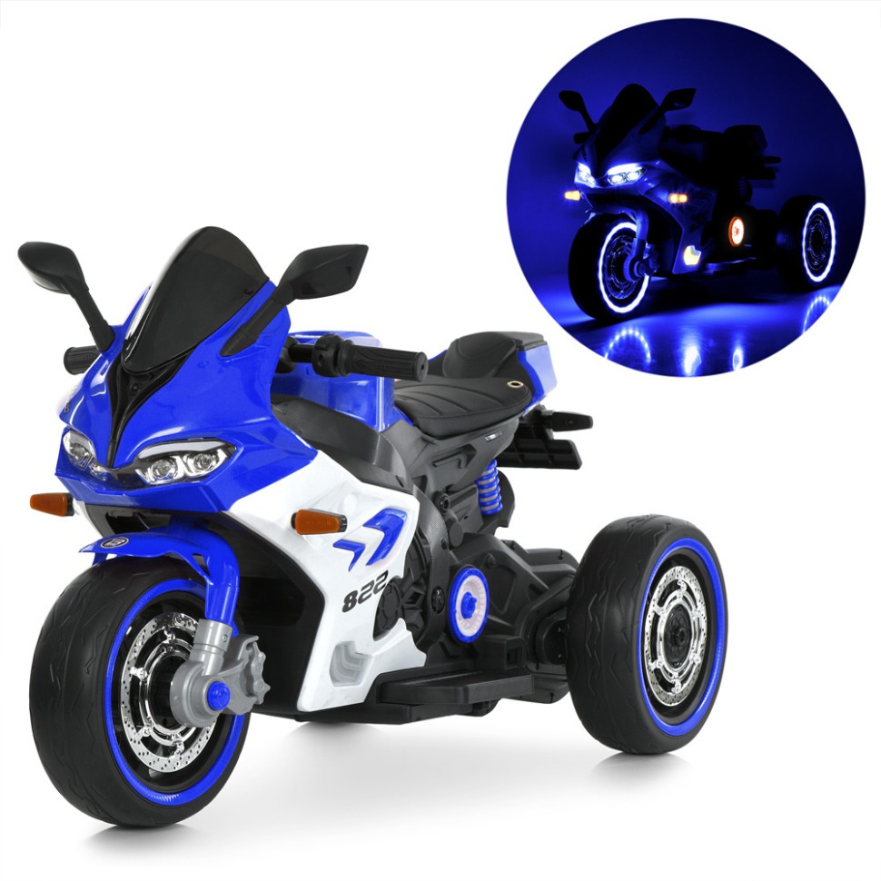 Детский электромобиль Мотоцикл Bambi Racer M 6307EL-4 до 30 кг