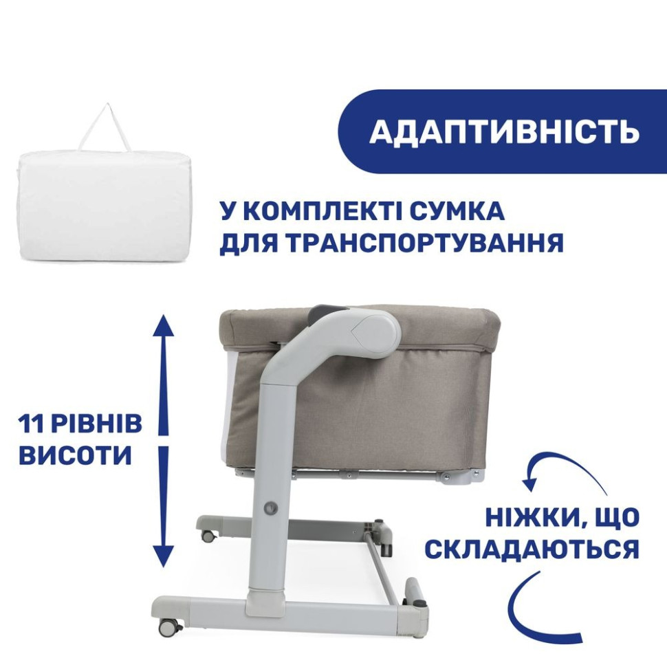Детская приставная кроватка 