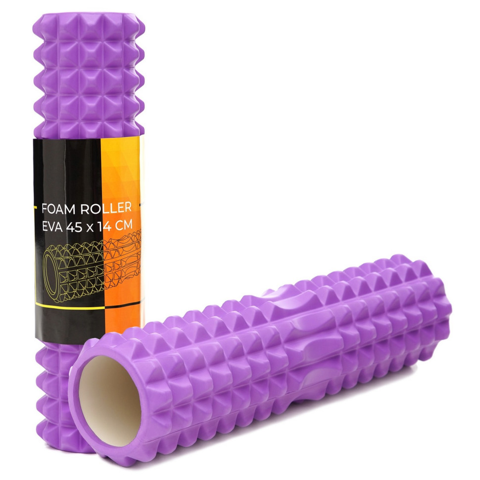 Массажный ролик (валик, роллер) Cornix XR-0333 Violet 45 x 14 см