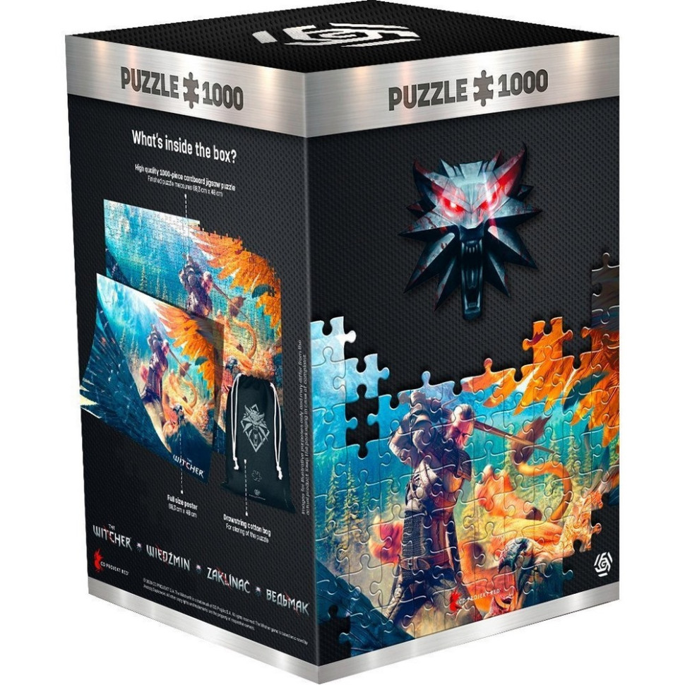 Пазл классический Witcher: Griffin Fight puzzles GoodLoot 5908305231233, 1000 элементов