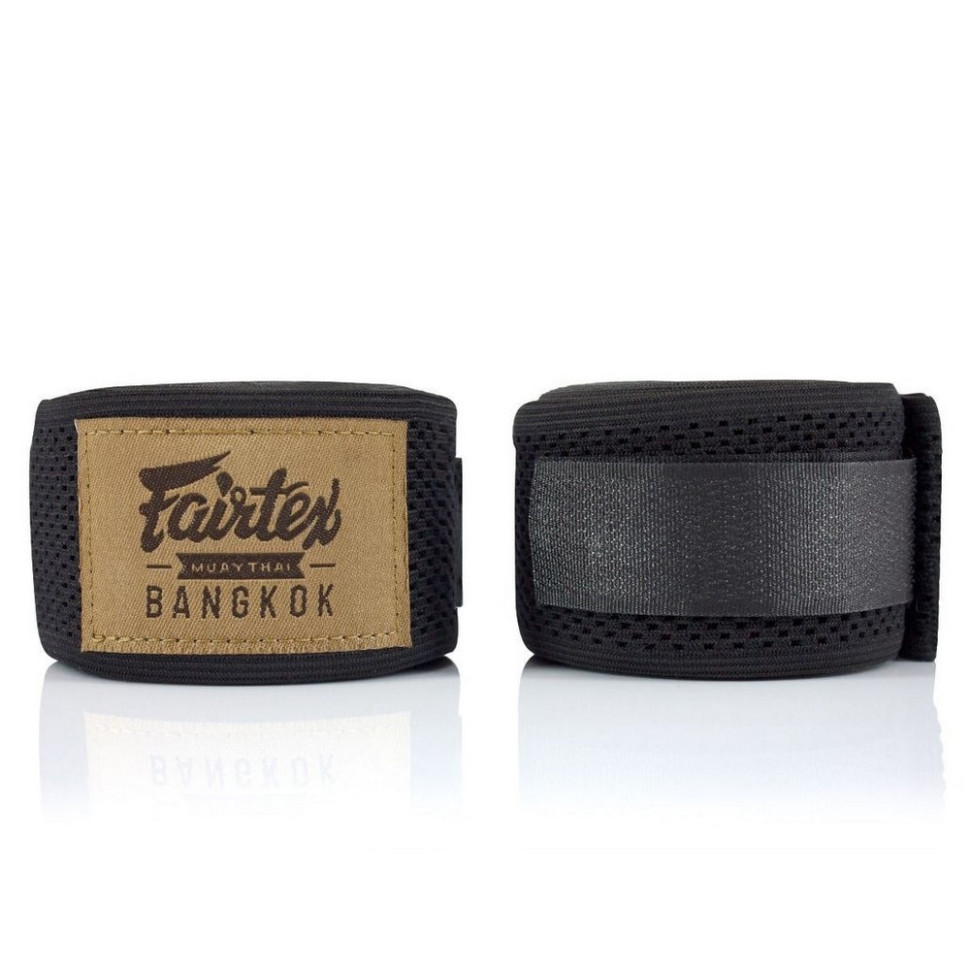 Бинты для бокса HW4 Fairtex HW4_Black, Black, размер 4,5 метра