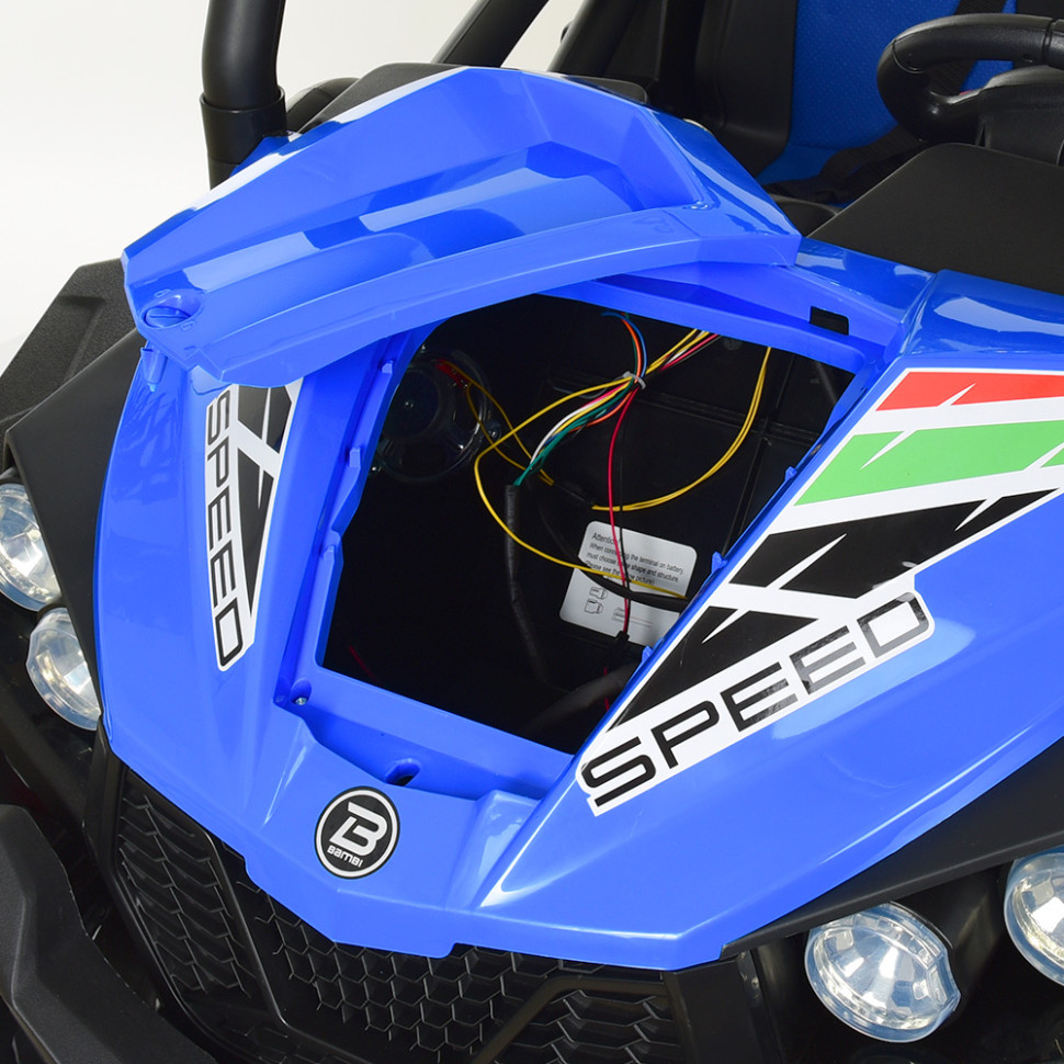 Дитячий електромобіль Джип Bambi Racer M 3454(2)EBLR-4 до 60 кг