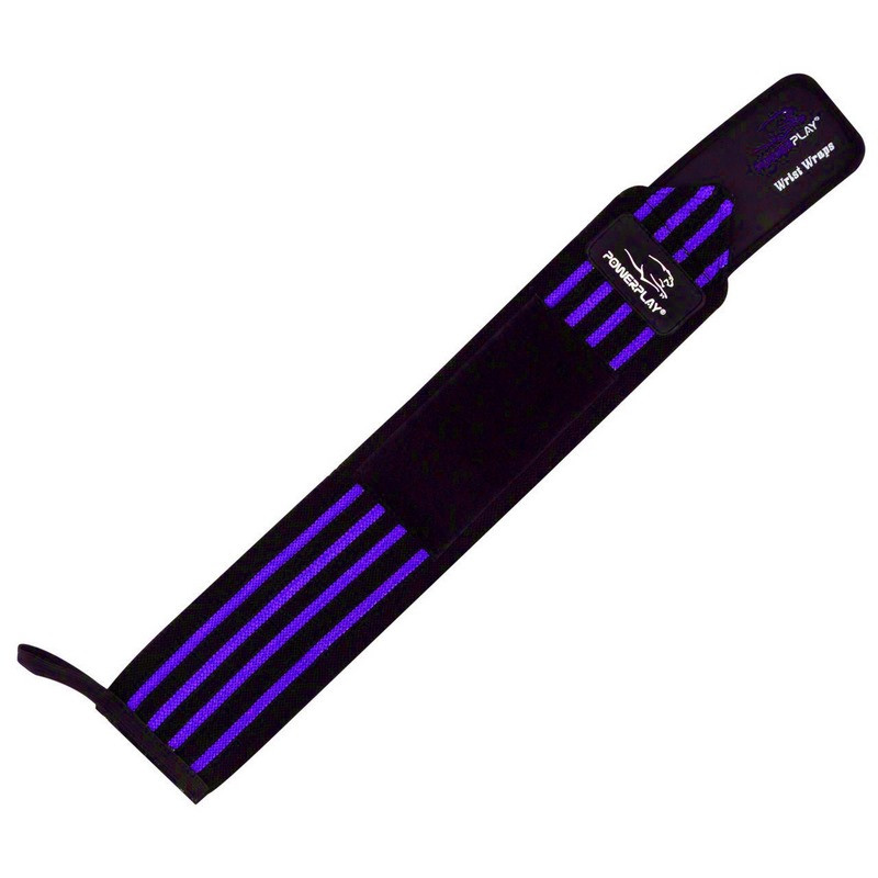 Кистевые бинты 3081 Gym WristT Wraps PowerPlay PP_3081_Blue, Черно-Синие