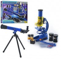 Микроскоп + телескоп игрушечный CQ-031 с линзами