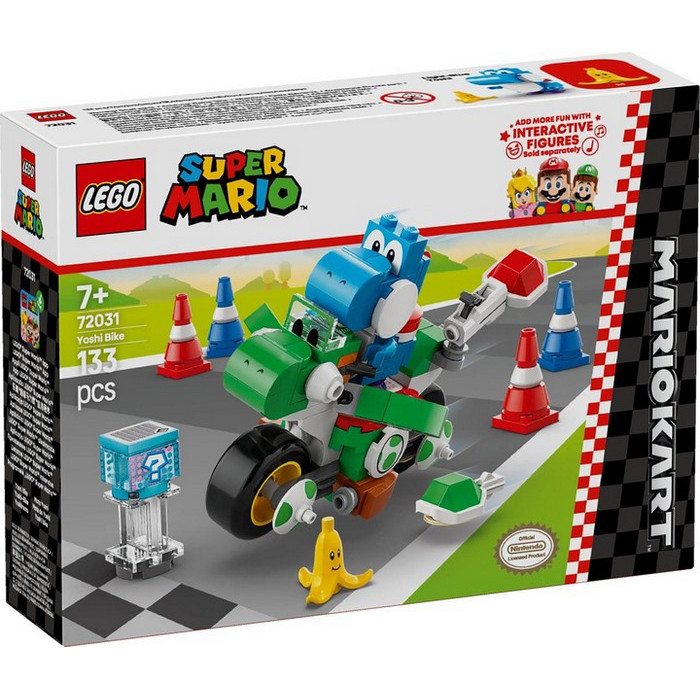 Конструктор Super Mario Mario Kart – Yoshi Bike LEGO 72031, 133 детали
