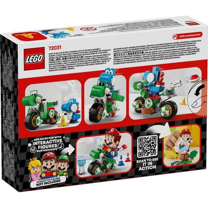 Конструктор Super Mario Mario Kart – Yoshi Bike LEGO 72031, 133 детали