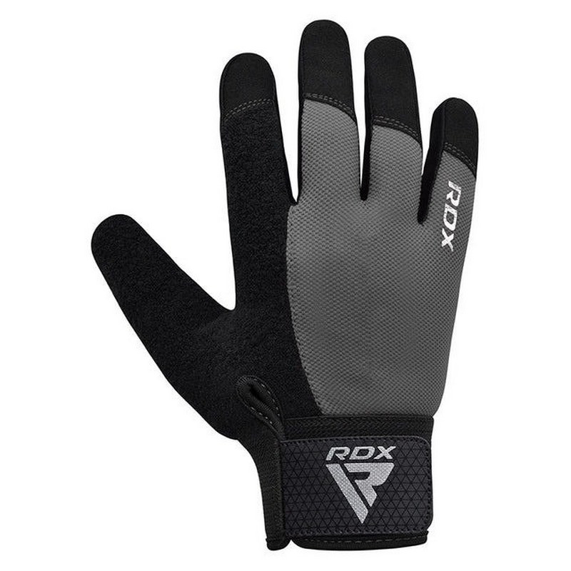 Рукавички для фітнесу W1 Full Finger Plus RDX Inc Limited WGA-W1FG-S+ Grey, S