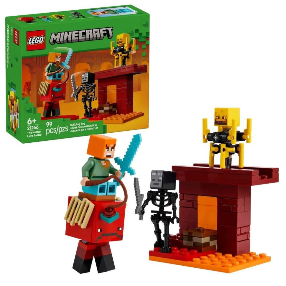 Конструктор Битва с лавой в Незере LEGO 21266, 99 деталей