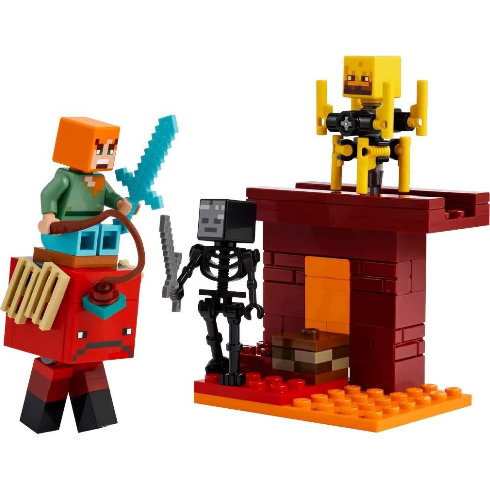 Конструктор Битва с лавой в Незере LEGO 21266, 99 деталей
