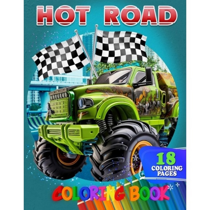 Розмальовка для дітей Hot Road Jumbi А05122411 формат А4