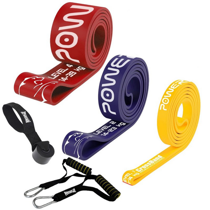 Еспандер-петля (гумка для фітнесу і кроссфіту) PowerPlay PP_0022 в наборі 3 штуки