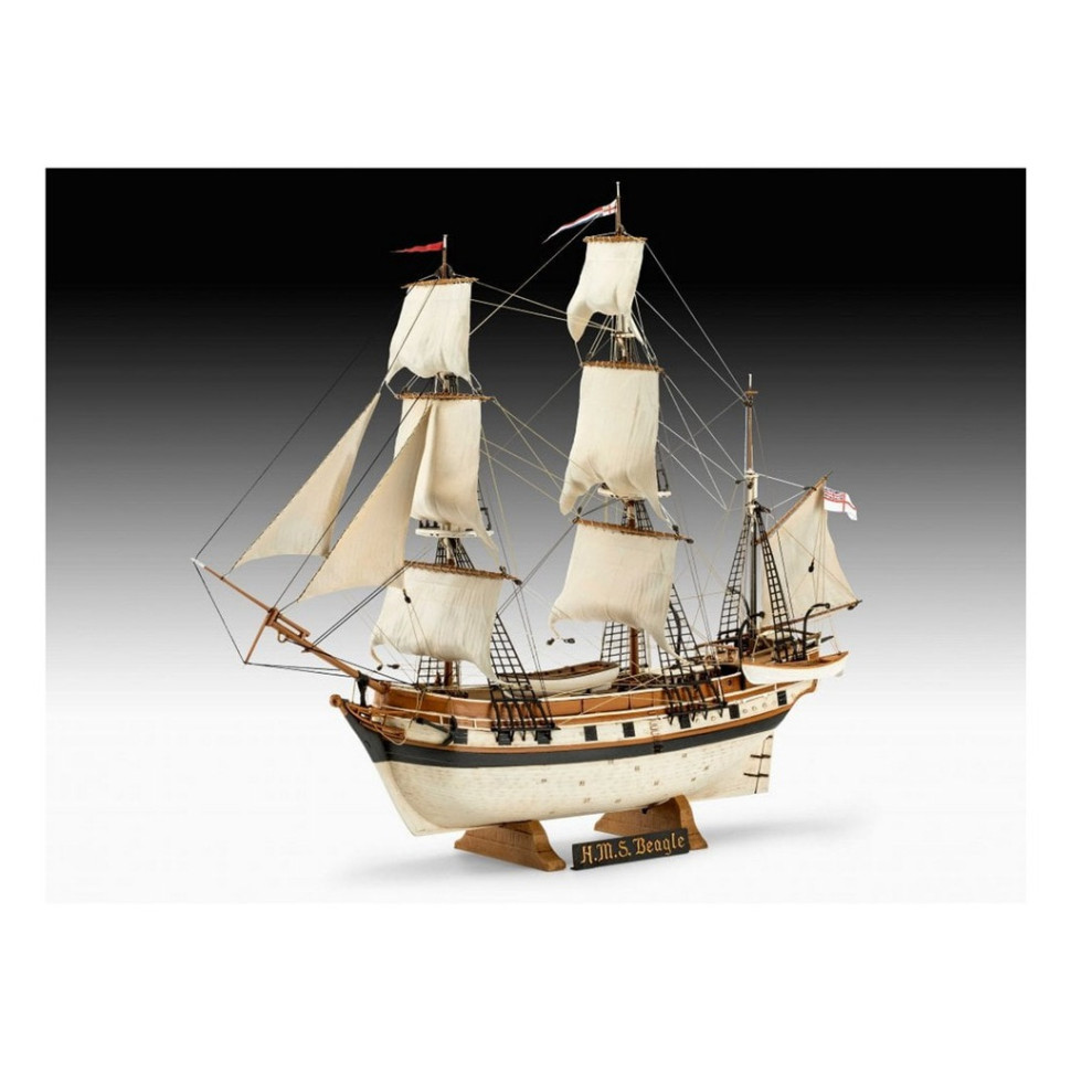 Збірна модель-копія Барк H.M.S. Beagle Revell RVL-05458 рівень 4, 1:96