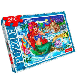 Пазл классический "Русалка" Danko Toys C260-13-10, 260 элементов