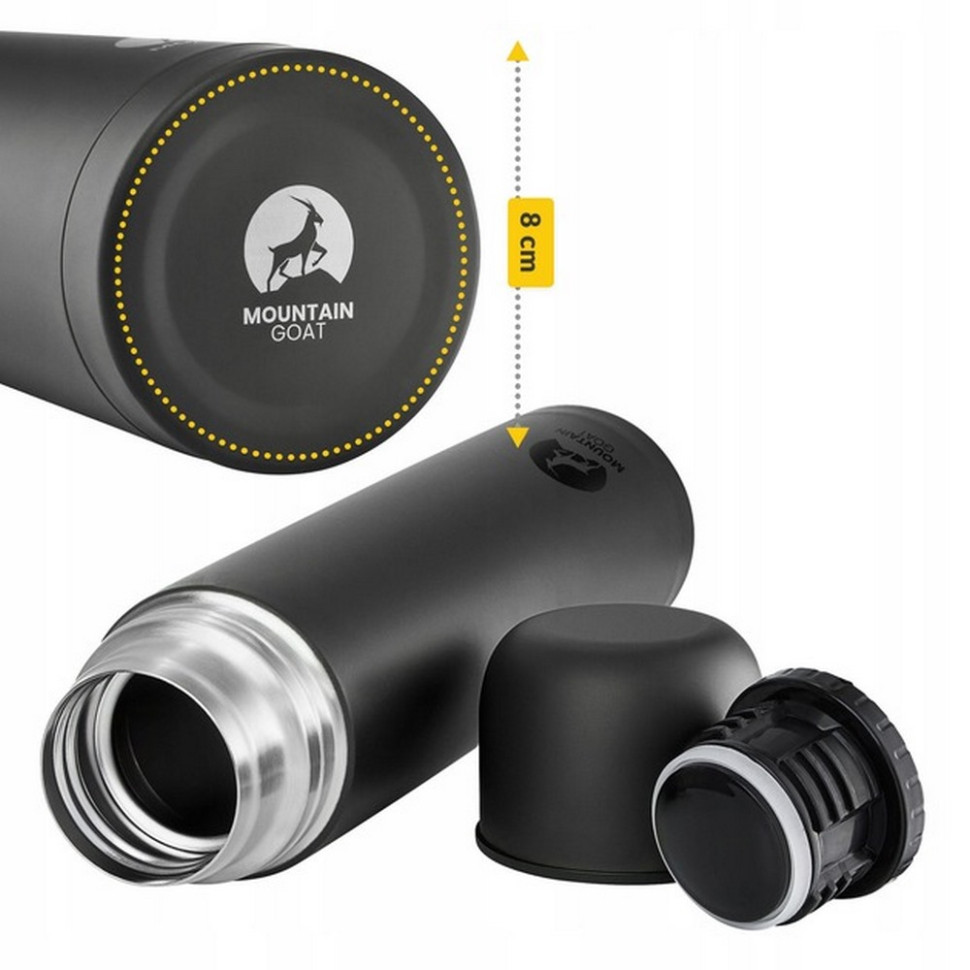 Термос туристичний Mountain Goat P-5907739315762 Black 1 л