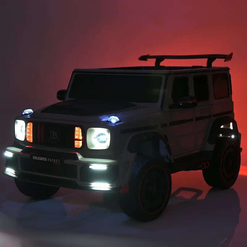 Дитячий електромобіль Джип Bambi M 6404EBLR-1(24V) до 40 кг, білий