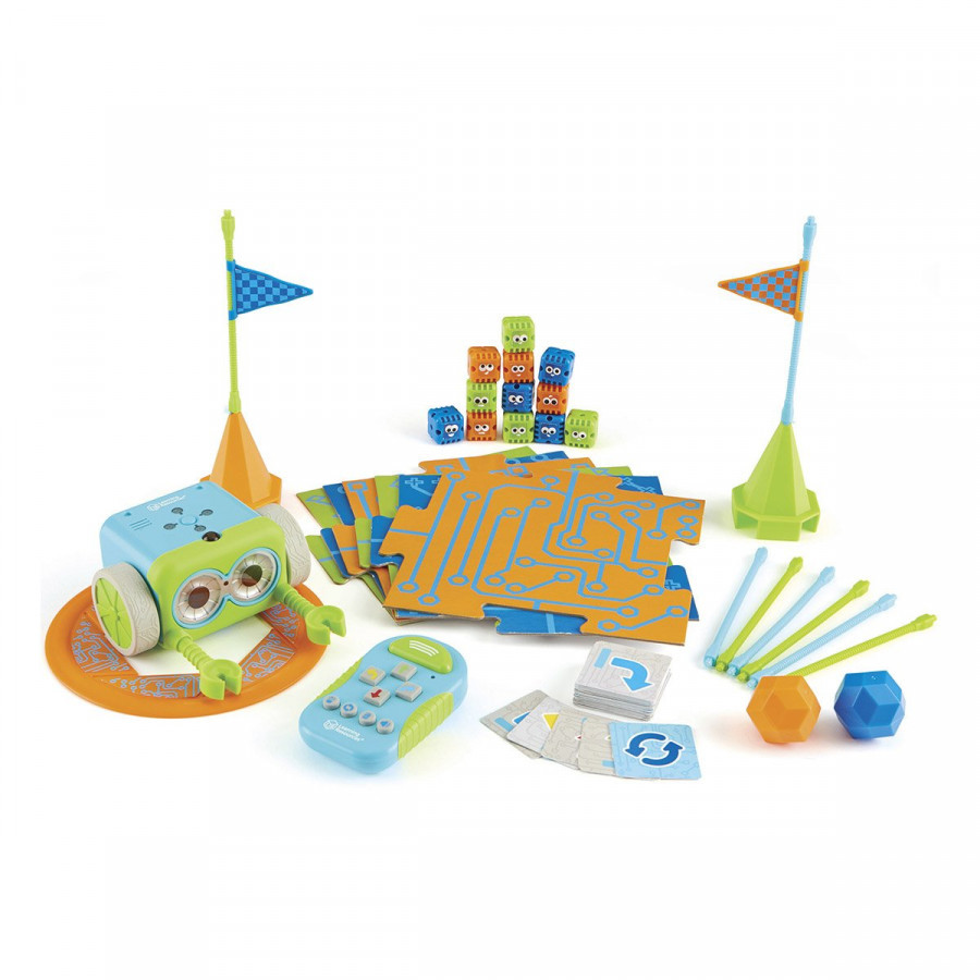 Ігровий STEM-набір LEARNING RESOURCES - РОБОТ BOTLEY (програмована іграшка-робот, пульт, аксесс.) LER2935