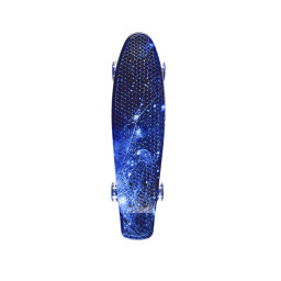 Скейт "Пенни борд" Bambi SC20416 PU колеса со светом, 56 см