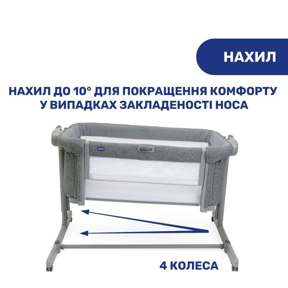 Детская приставная кроватка