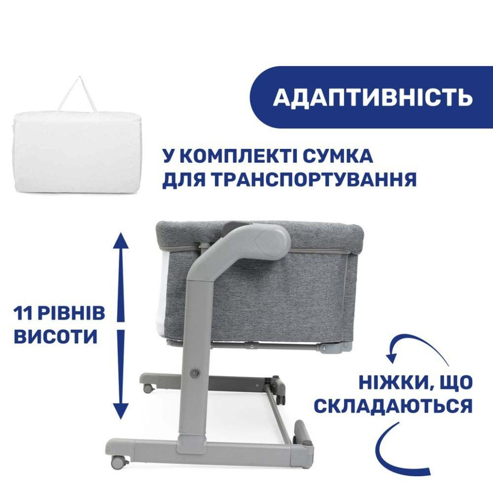 Детская приставная кроватка
