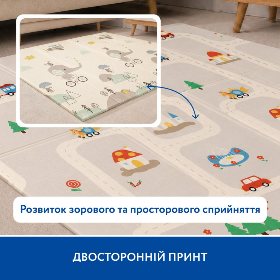 Дитячий термокилимок двосторонній 