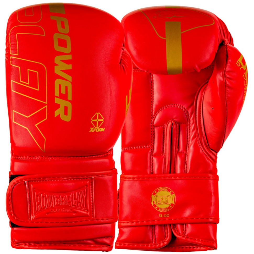 Боксерские перчатки 3089 Alpha PowerPlay PP_3089_12oz_Red, размер 12 унций