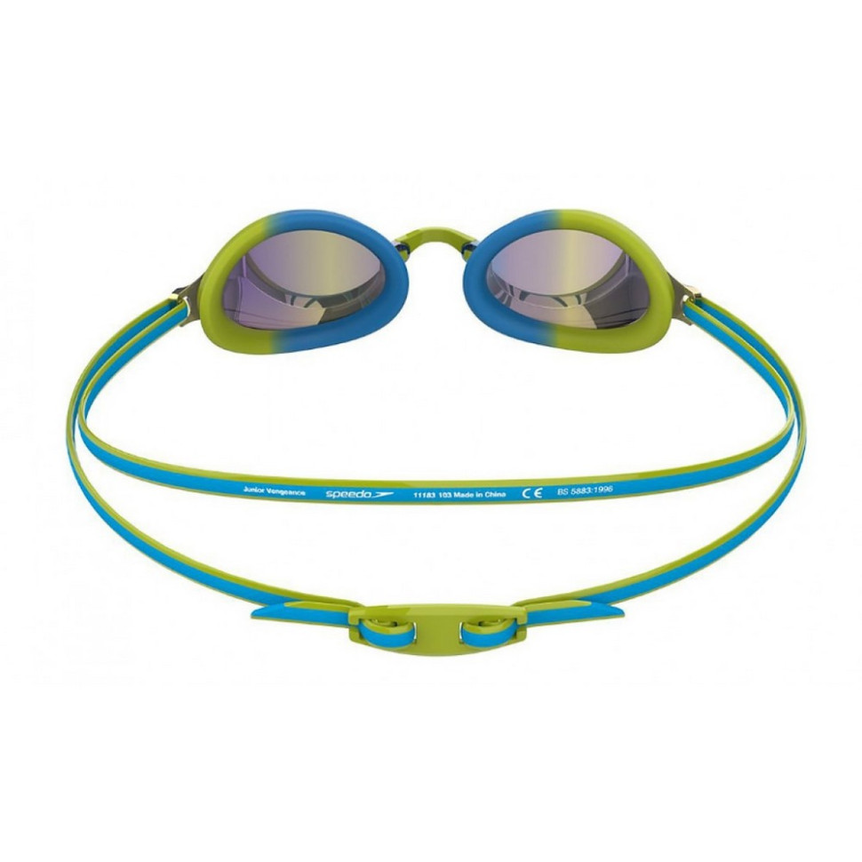Очки для плавания VENGEANCE MIR GOG JU Speedo 8-11325G799 зеленый, черный, OSFM