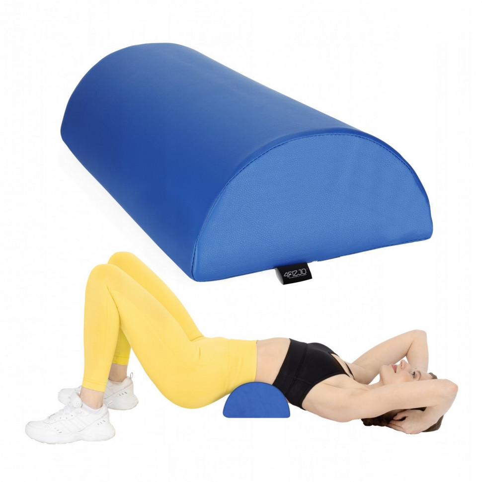 Напіввалик для реабілітації та масажу 4FIZJO P-5905973402927 Blue 60 x 30 x 15 см