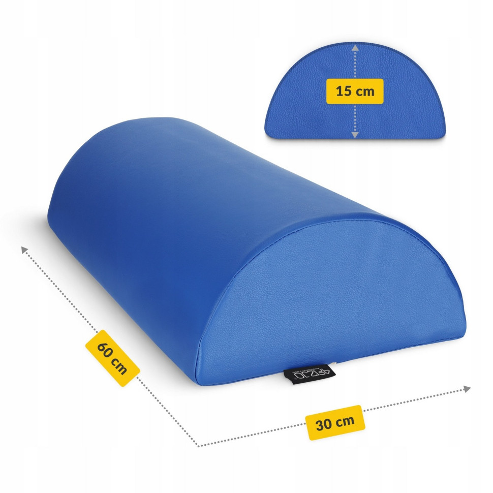 Напіввалик для реабілітації та масажу 4FIZJO P-5905973402927 Blue 60 x 30 x 15 см