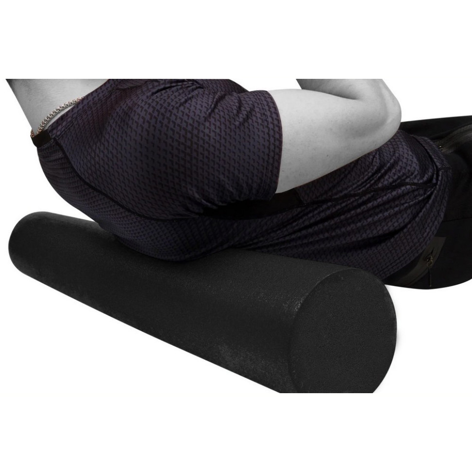 Массажный ролик 4021 Fitness Roller PowerPlay PP_4021_Black_90*15 Черный 90 x 15 см