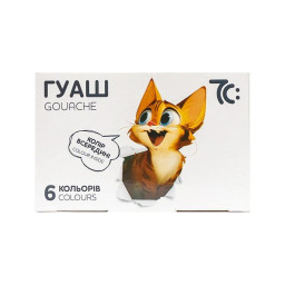 Детские гуашевые краски 7С: 7C20601, 6 цветов по 10 мл Детские гуашевые краски 7С: 7C20601, 6 цветов по 10 мл