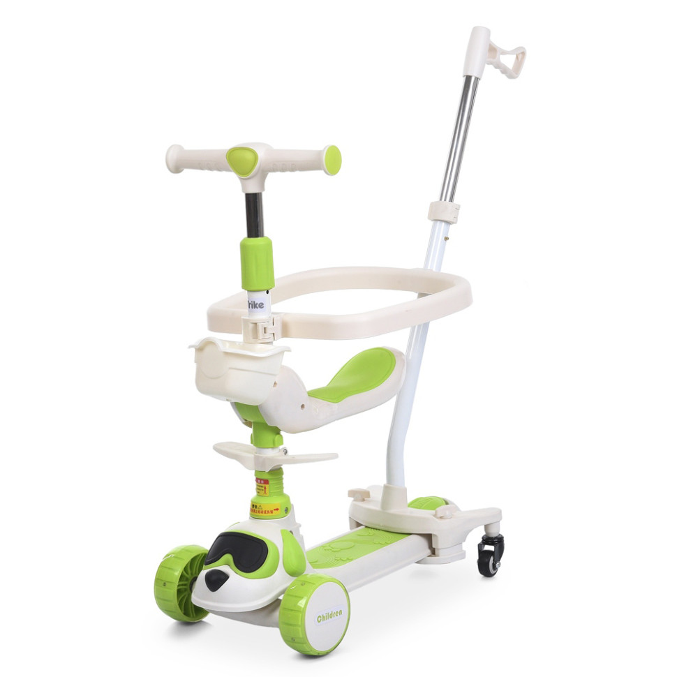 Триколісний самокат-біговел 5 в 1 iTurbo Trike JR3-166-5-GR, до 25 кг