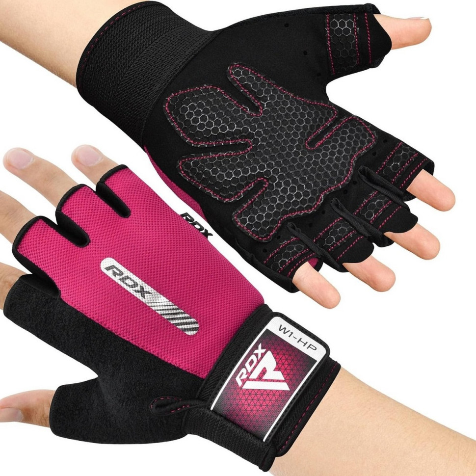 Перчатки для фитнеса W1 Half RDX Inc Limited WGA-W1HP-M Pink, M