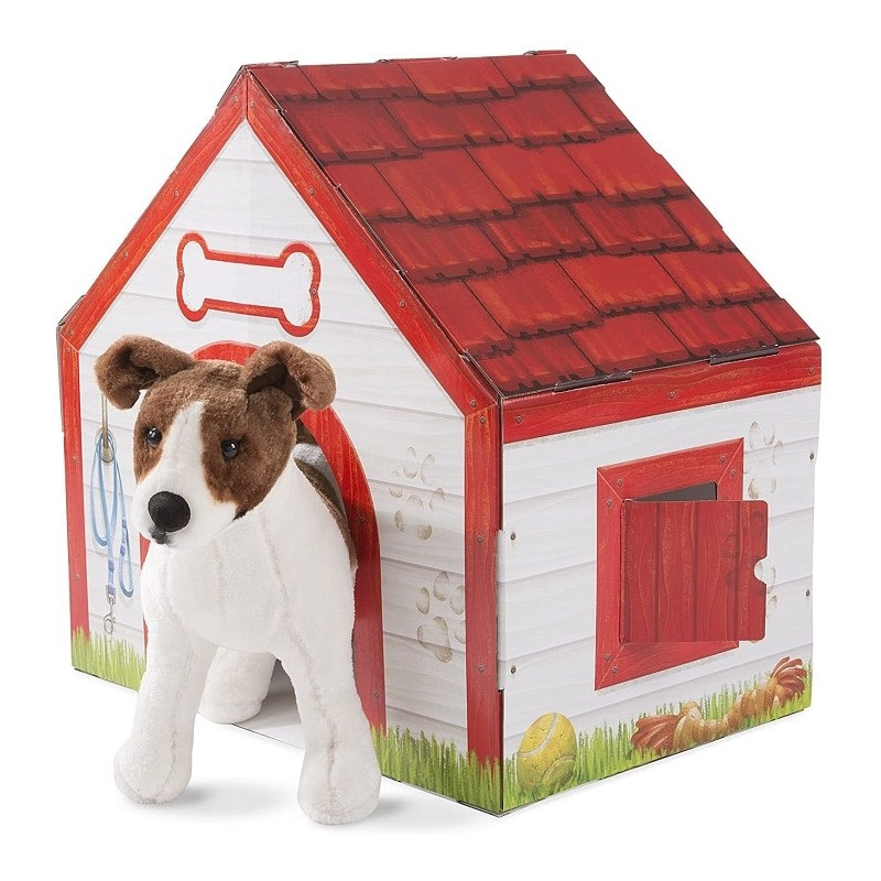 Картонный игровой домик для собаки Melissa&Doug MD5514, 56х38х56 см