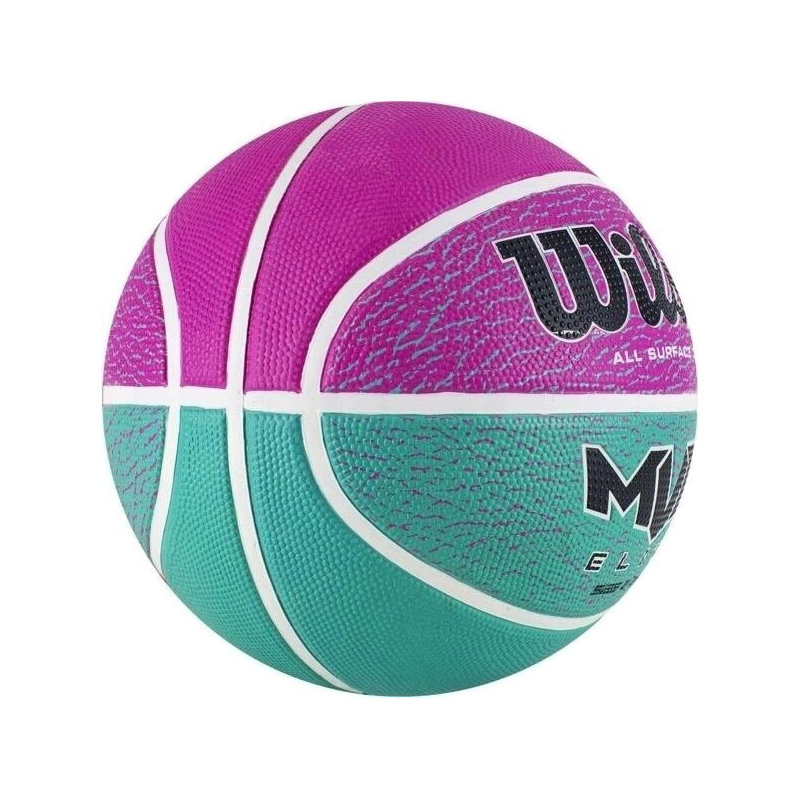 Мяч баскетбольный MVP Elite pk/gn Wilson WTB1463XB06 размер 6