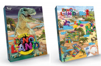 Набор креативного творчества "Dino Land 7 в 1" Danko Toys DL-01-01U укр, набор детских игр