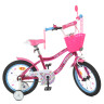 Велосипед дитячий PROF1 Y16242S-1 16 дюймів, рожевий 