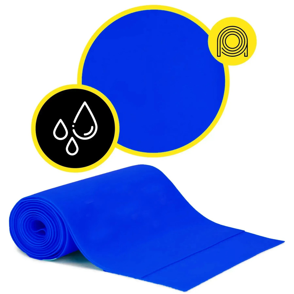 Стрічка-еспандер 6-9 кг Generation Fitness 523565FS 200х15х0,4 см, розмір S, синій