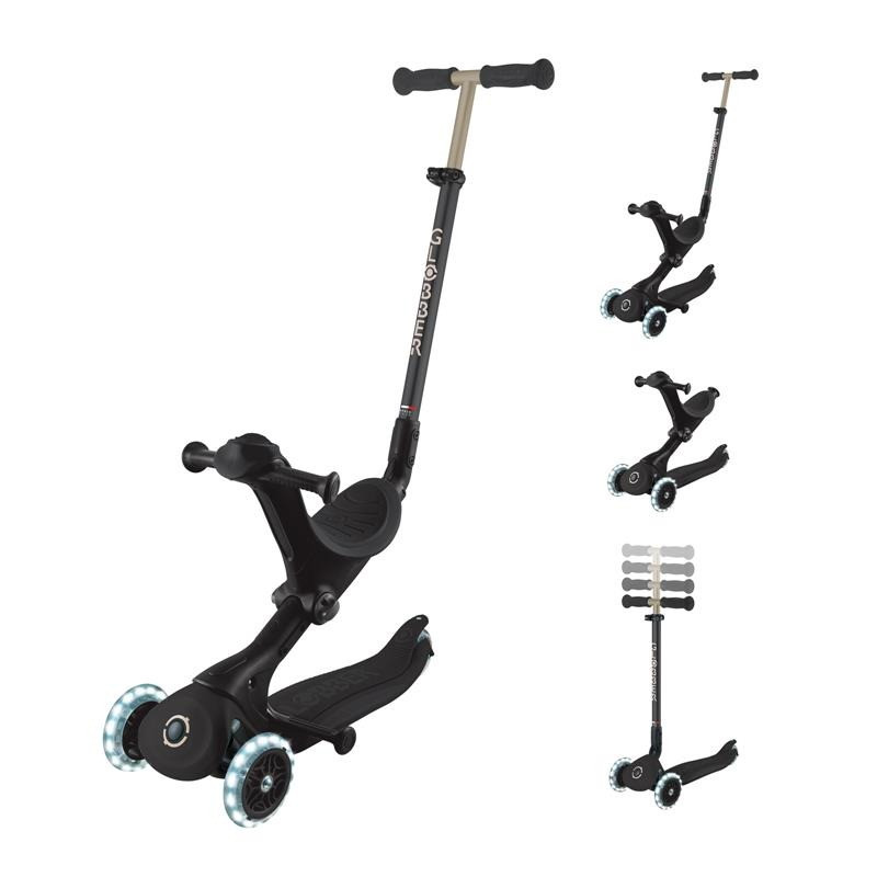 Детский трехколесный самокат GO UP DELUXE LIGHTS 5 в 1 GLOBBER 646-720-2 до 50 кг