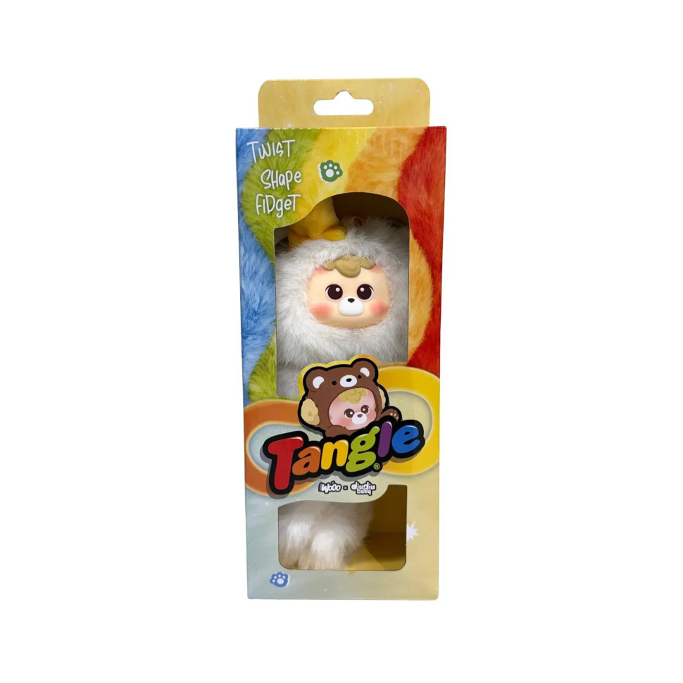 Коллекционная игрушка с кольцом diudiu baby Furry Bear Banana Milk Tangle HWTANGLE02D01-WD03