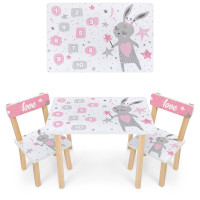 Дитячий столик Bambi 501-114 з двома стільцями