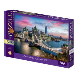 Пазл классический "Tower Bridge in London" Danko Toys C500-15-08, 500 элементов