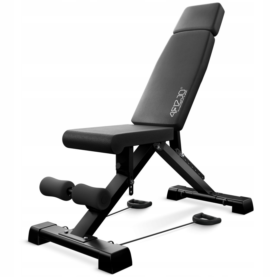Скамья для тренировок Evo 4FIZJO P-5905973404211 регулируемая, черная