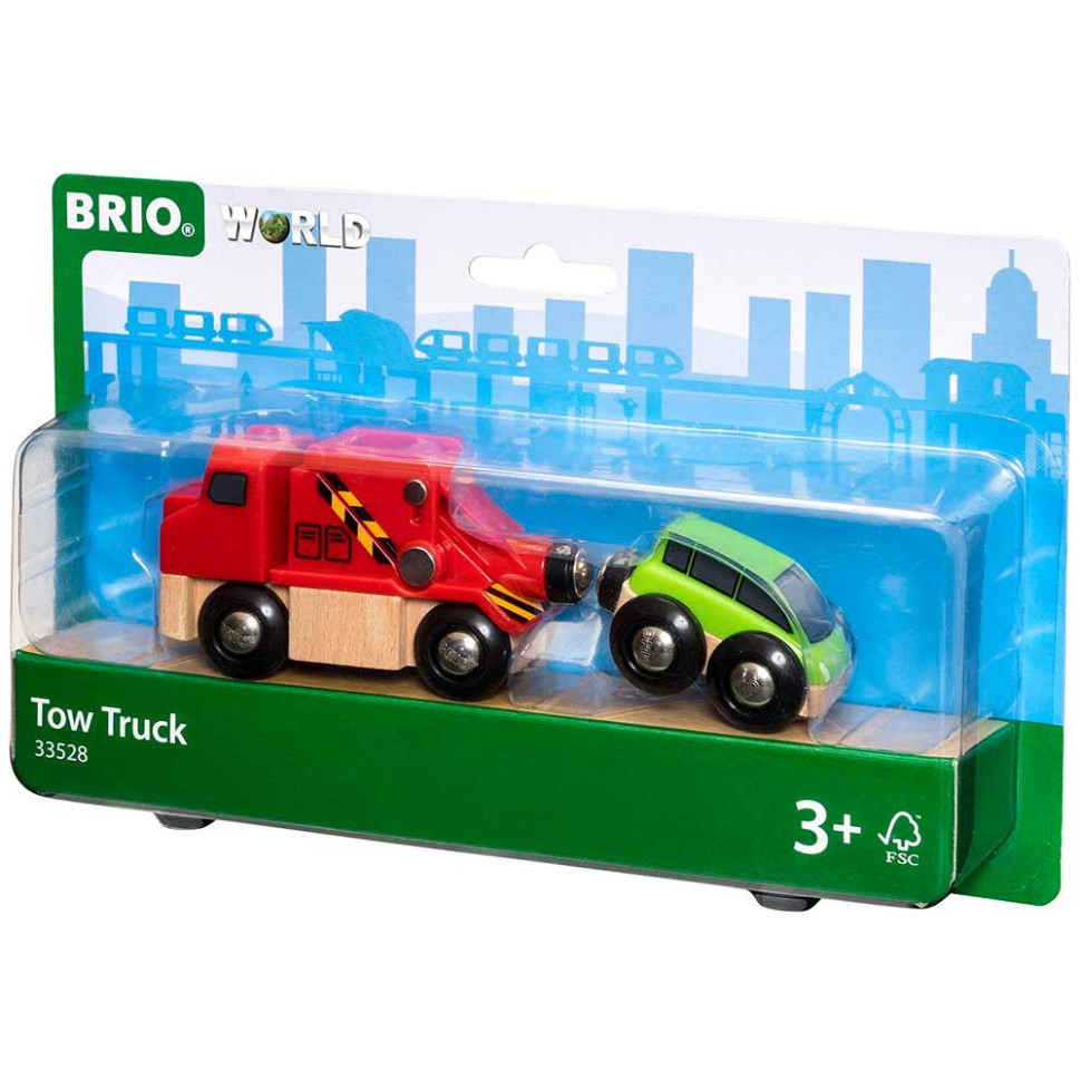 Эвакуатор BRIO 33528-BR, высококачественный пластик, дерево 2 элемента в комплекте