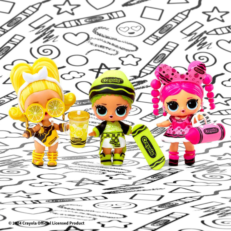 Игровой набор с куклой L.O.L. Surprise! 505259 серии Loves Crayola
